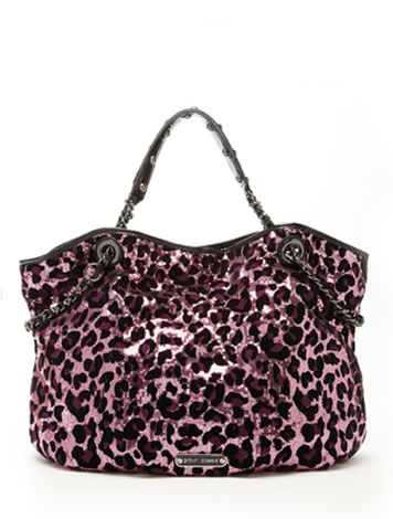 betsey johnson cheetah purse