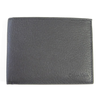 calvin klein wallet leather