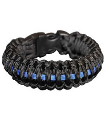 police paracord bracelet