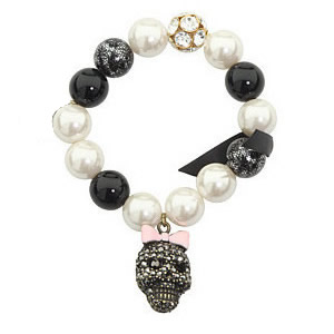 stretch skull bracelet