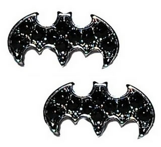 Batman Stud Rhinestones Earrings