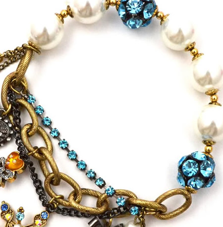 BETSEY JOHNSON Snowflake Stretch Bracelet