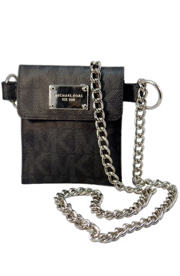 MICHAEL Michael Kors Chain Belt Bag in Black