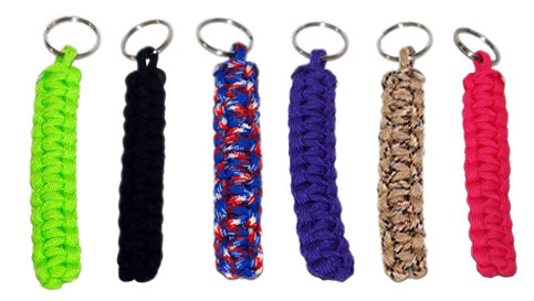 Paracord Key Chains and Key Rings