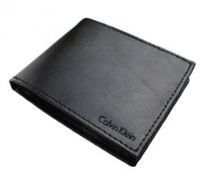 Verwisselbaar Omgaan met herder Calvin Klein Leather Passcase Wallet In Black 79374