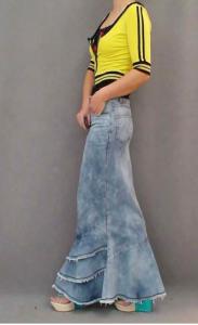 rienda - ELENORE/エレノア Mermaid Denim Skirtの+stbp.com.br