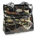 Michael Kors Camo Canvas Tote Handbag